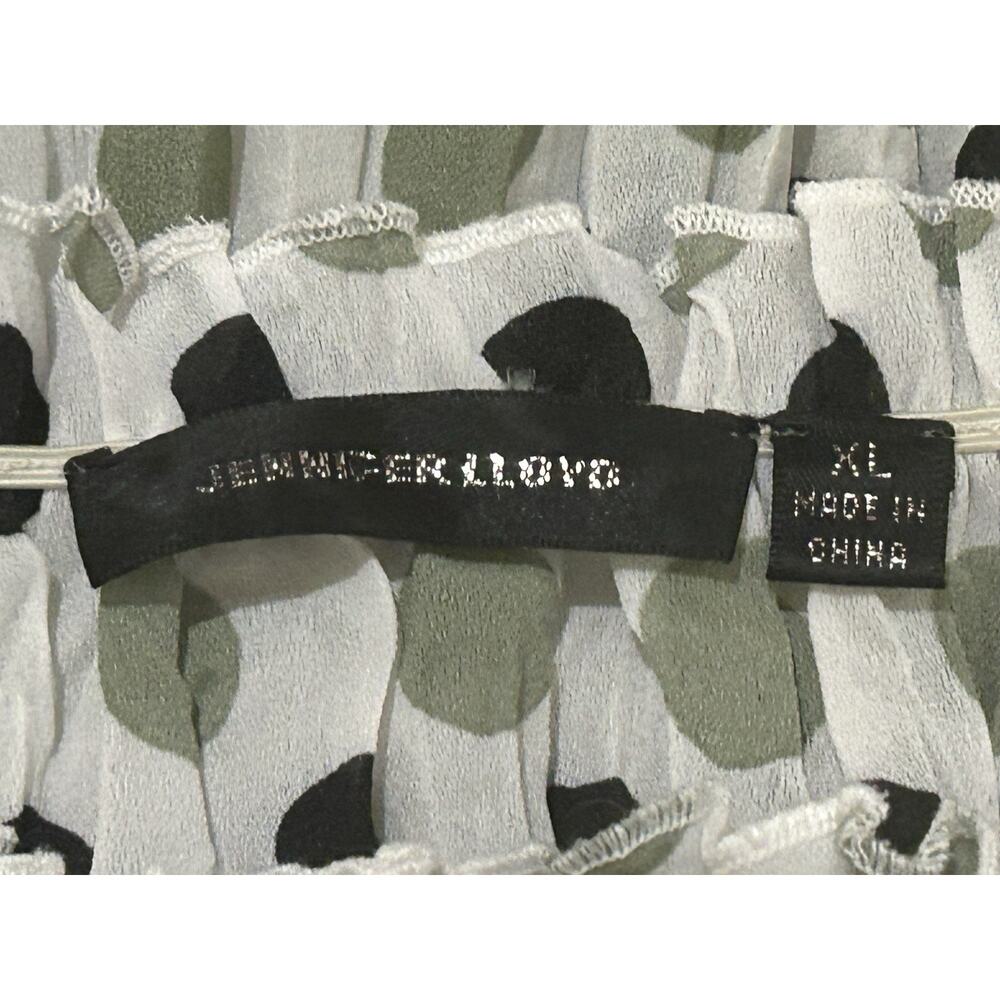 Jennifer Lloyd Polka Dot Women's Blouse size XL - Picture 3 of 3